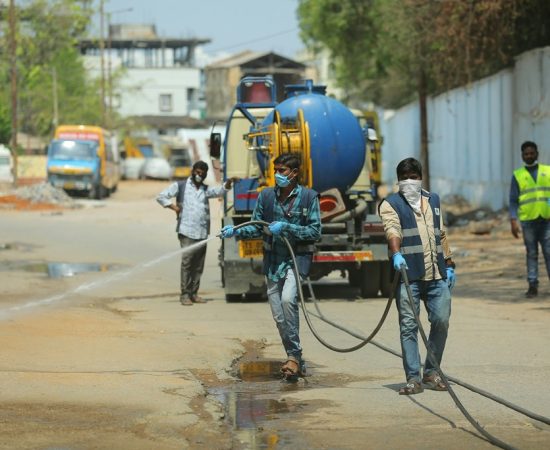 sanitation site preparation